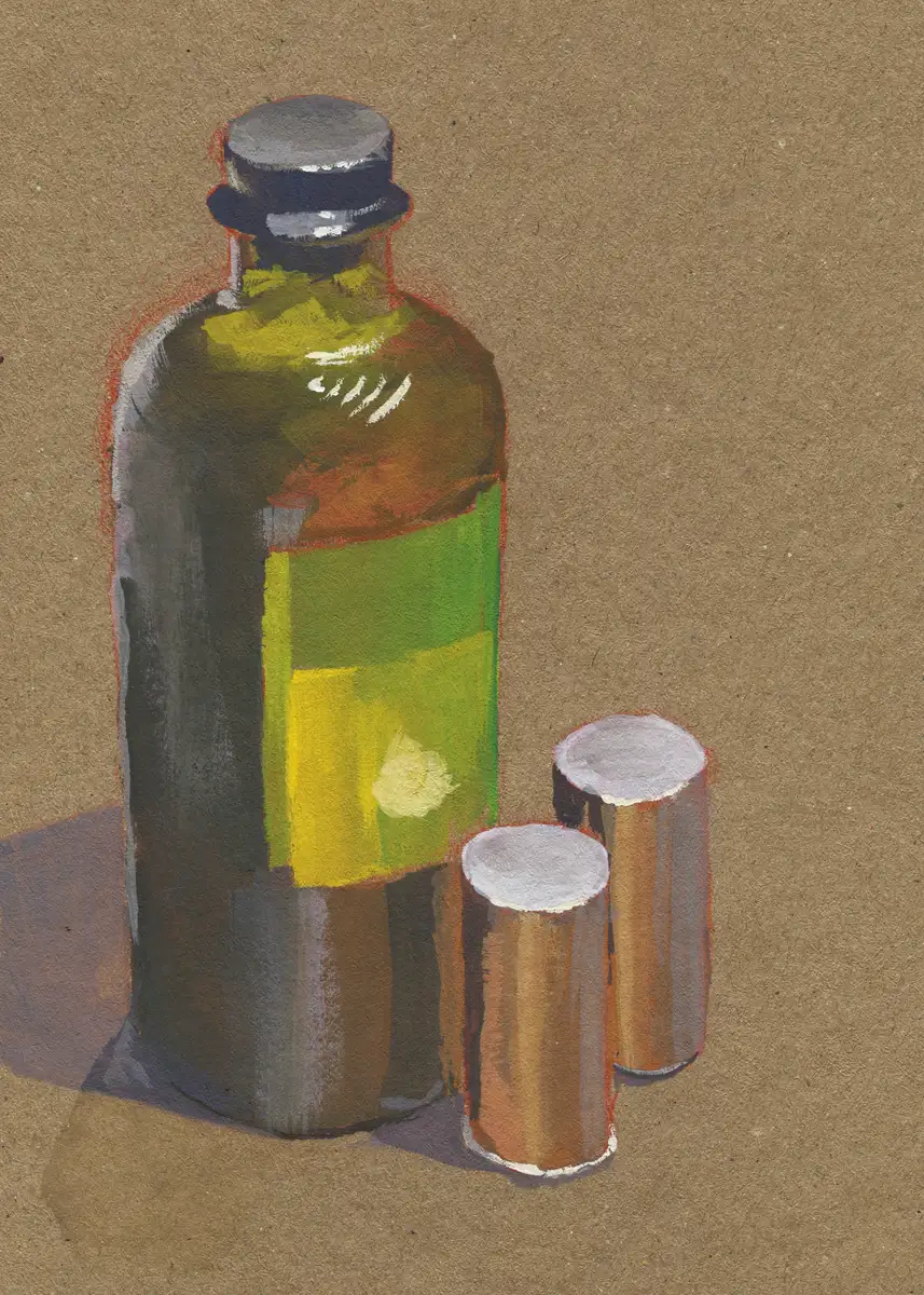 Olio Sale Pepe Gouache