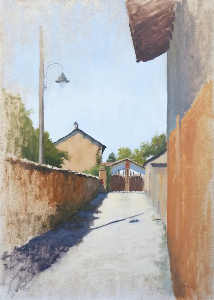 Vicolo Assolato 50x70 Olio